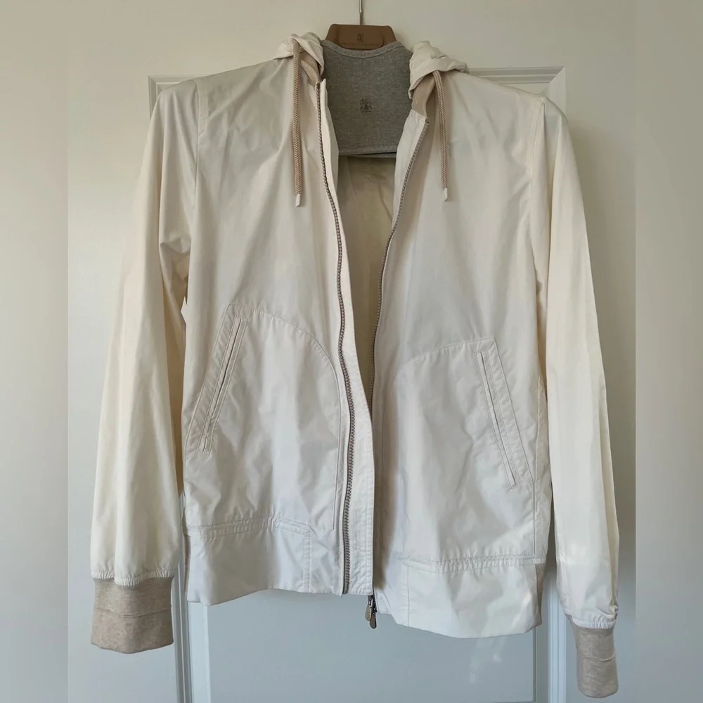 Brunello Cucinelli - Bomber Jacket with hood - Picture 7 of 13